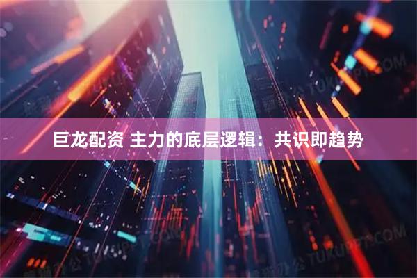 巨龙配资 主力的底层逻辑：共识即趋势